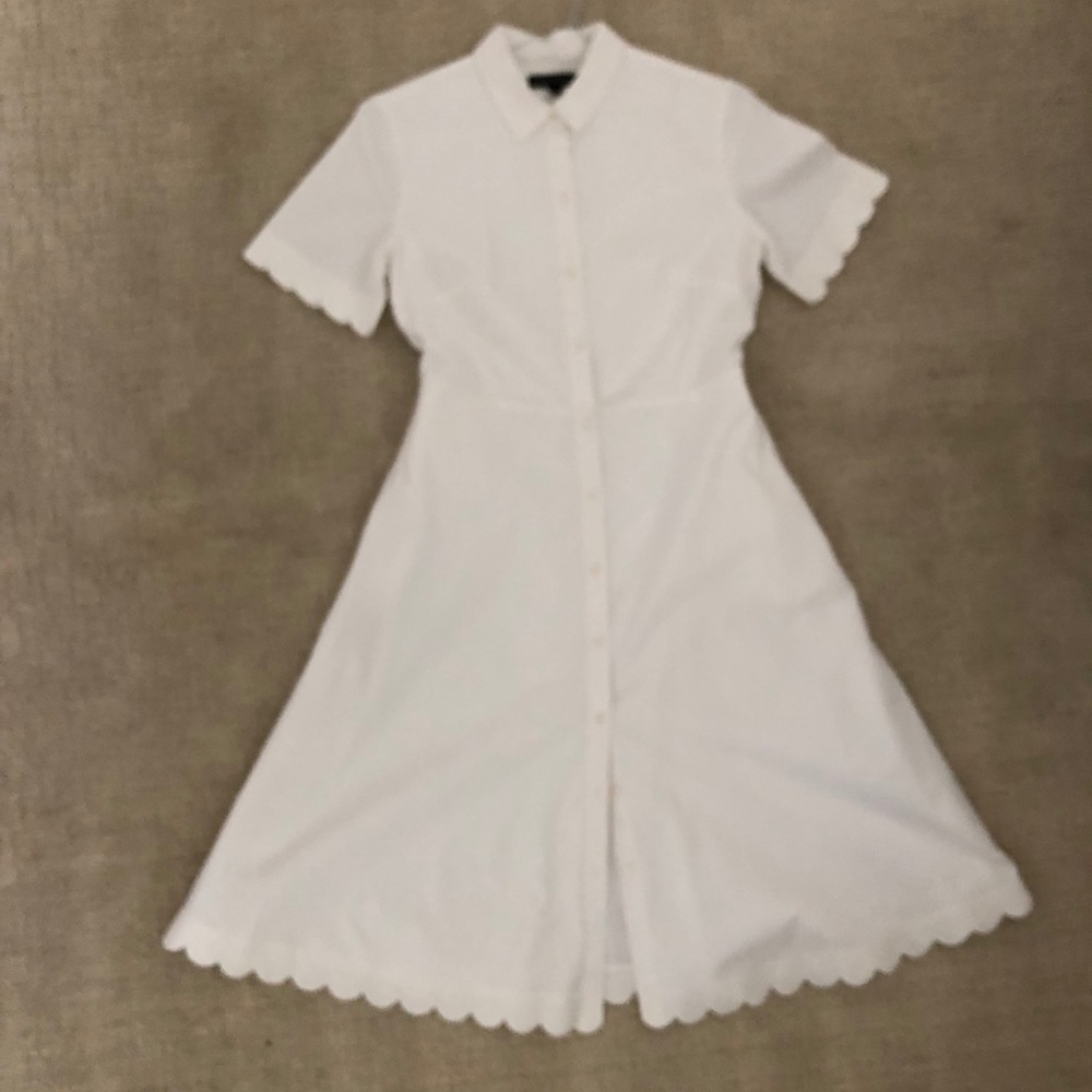 White cotton dress
